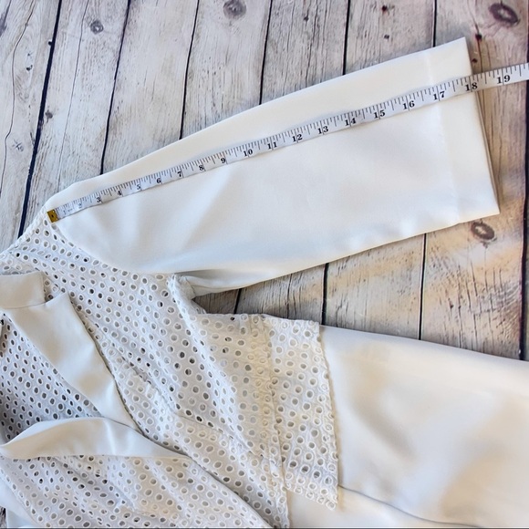 Chico’s Women’s Jacket Eyelet Antique White 3/4 Sleeve Size 0 / 4-6 - Picture 12 of 12